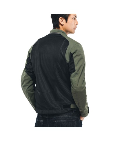 CHAQUETA DAINESE SEVILLA AIR TEX BLACK/GRAPE-LEAF