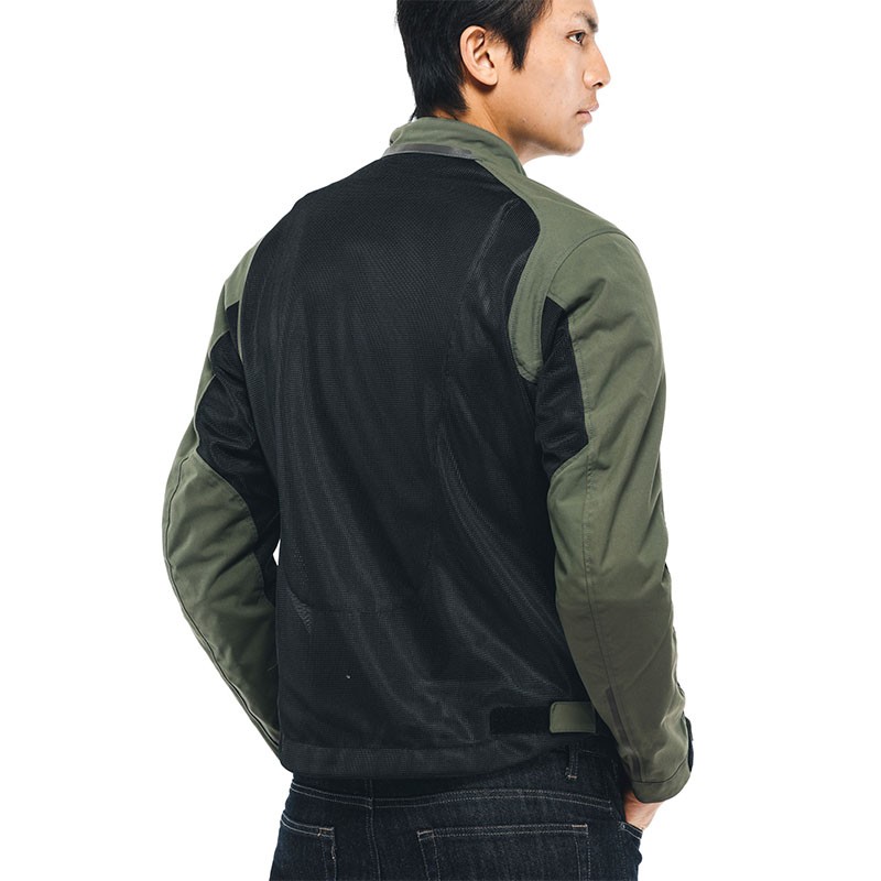 CHAQUETA DAINESE SEVILLA AIR TEX BLACK/GRAPE-LEAF