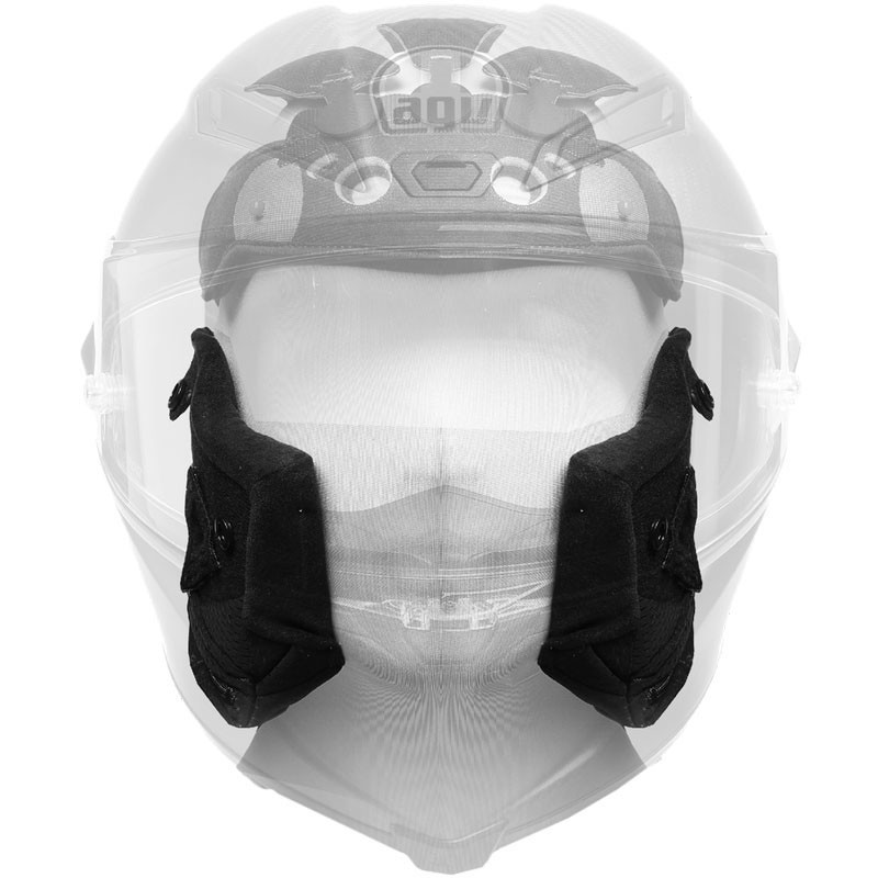 CARRILLERAS CASCO AGV K3 SV TALLA (ML)