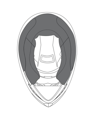 CARRILLERAS CASCO AGV K3 SV TALLA (ML)