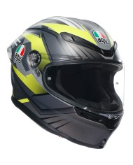 CASCO AGV K6 S EXCITE MATT CAMO/YELLOW FLUO