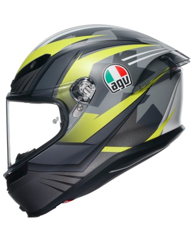 CASCO AGV K6 S EXCITE MATT CAMO/YELLOW FLUO
