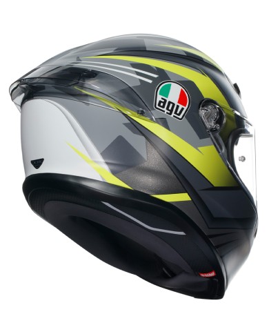CASCO AGV K6 S EXCITE MATT CAMO/YELLOW FLUO