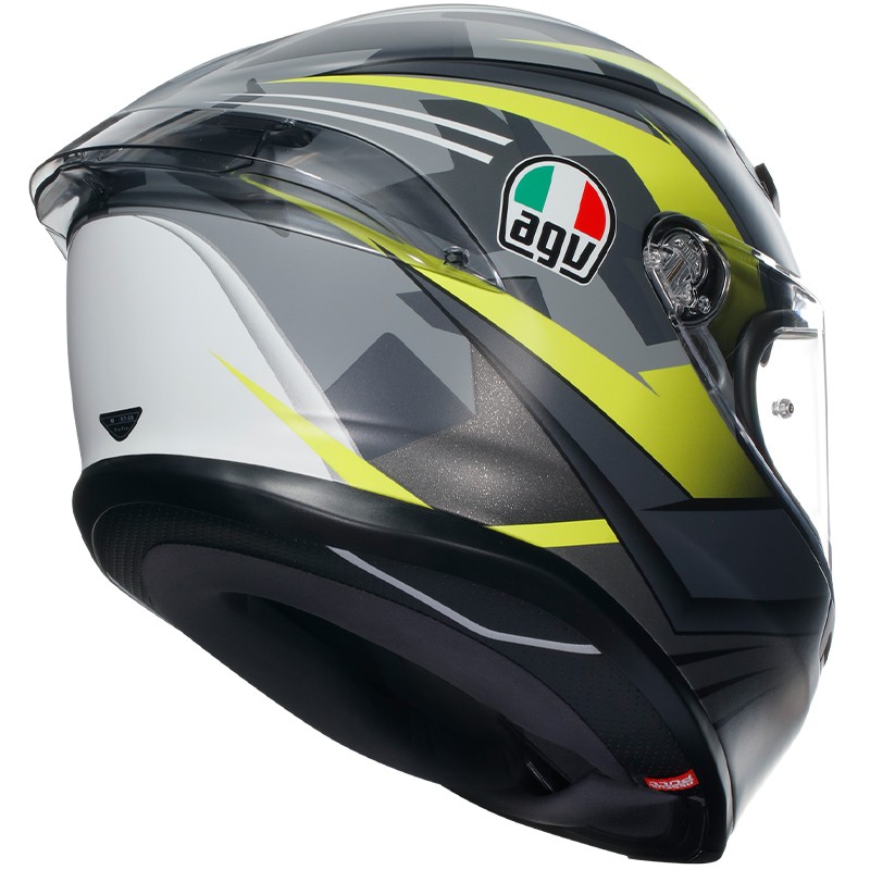 CASCO AGV K6 S EXCITE MATT CAMO/YELLOW FLUO