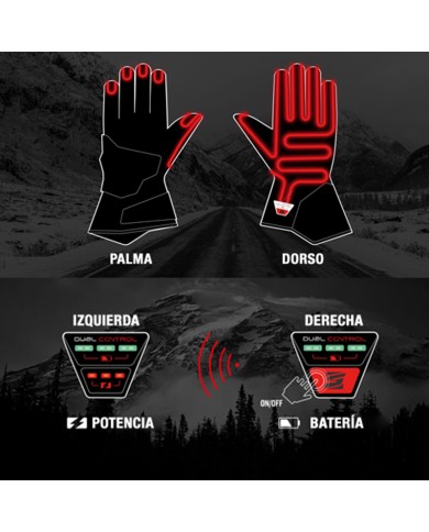 GUANTES CALEFACTABLES FIVE HG3 EVO WATERPROOF BLACK