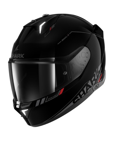 CASCO SHARK SKWAL I3 BLANK SP BLACK/ANTHRACITE/RED KAR