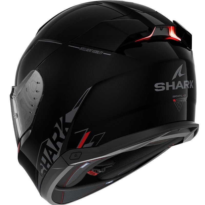 CASCO SHARK SKWAL I3 BLANK SP BLACK/ANTHRACITE/RED KAR
