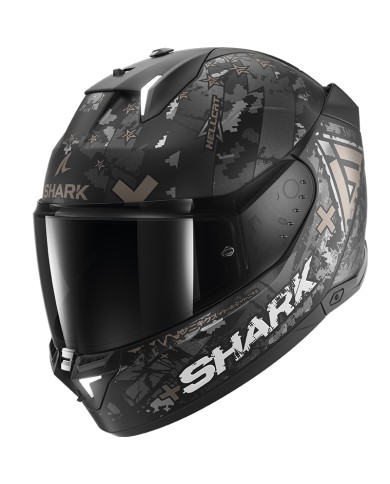 CASCO SHARK SKWAL I3 HELLCAT BLACK/CHROM/ANTHRACITE KUA
