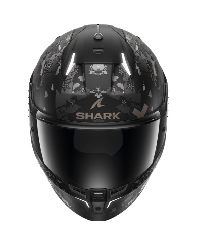 CASCO SHARK SKWAL I3 HELLCAT BLACK/CHROM/ANTHRACITE KUA