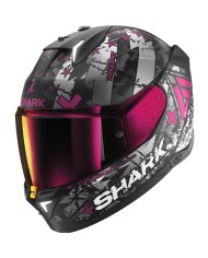 CASCO SHARK SKWAL I3 HELLCAT BLACK/CHROM/PURPLE KUV