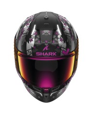CASCO SHARK SKWAL I3 HELLCAT BLACK/CHROM/PURPLE KUV