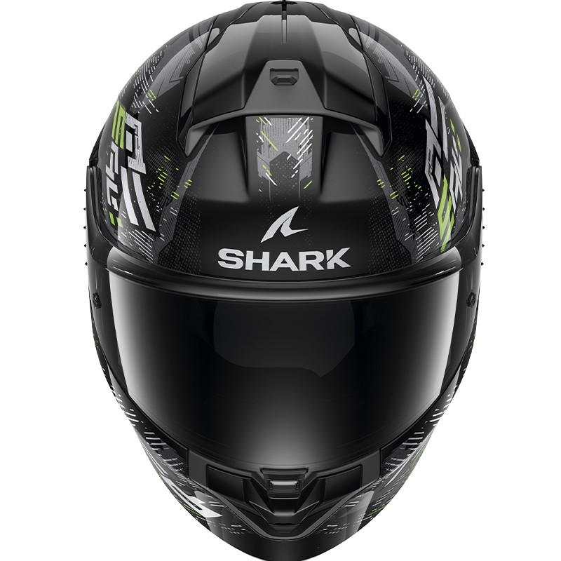 CASCO SHARK RIDILL 2 MOLOKAI BLACK/SILVER/GREEN KSG