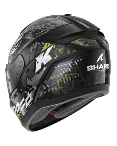 CASCO SHARK RIDILL 2 MOLOKAI BLACK/SILVER/GREEN KSG