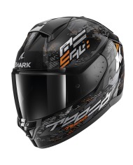 CASCO SHARK RIDILL 2 MOLOKAI BLACK/SILVER/ORANGE KSO