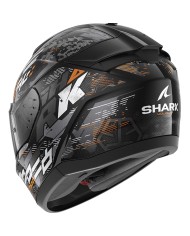 CASCO SHARK RIDILL 2 MOLOKAI BLACK/SILVER/ORANGE KSO