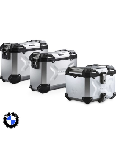 PACK MALETAS LATERALES + BAUL + BOLSAS + SOPORTES SW-MOTECH BMW ADV.07.664.75100/S