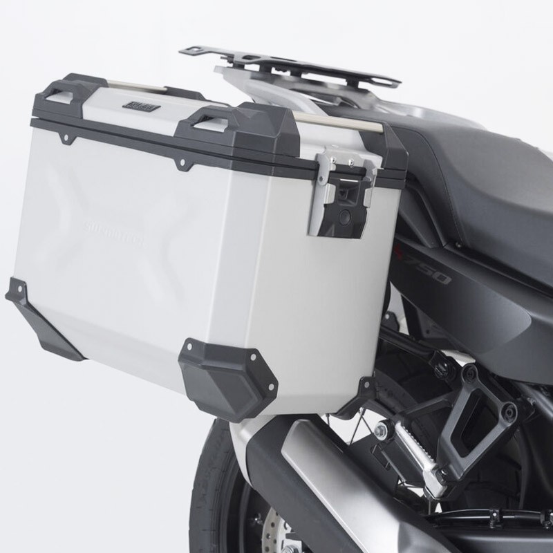 PACK MALETAS LATERALES + BAUL + BOLSAS + SOPORTES SW-MOTECH HONDA ADV.01.070.75000/S