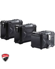 PACK MALETAS LATERALES + BAUL + BOLSAS + SOPORTES SW-MOTECH DUCATI ADV.22.822.75000/B