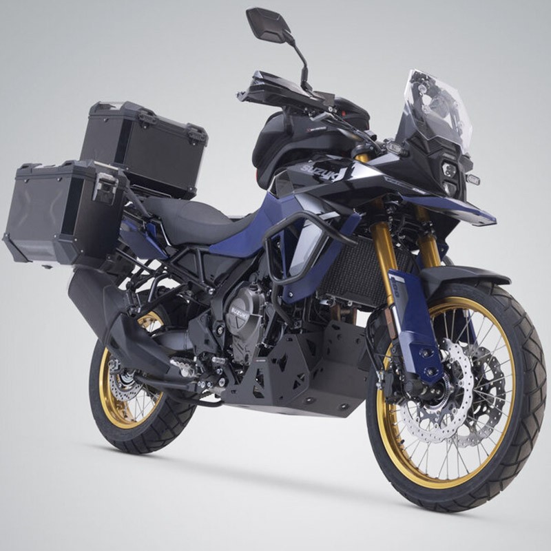 PACK MALETAS LATERALES + BAUL + BOLSAS + SOPORTES SW-MOTECH SUZUKI ADV.05.845.75000/B