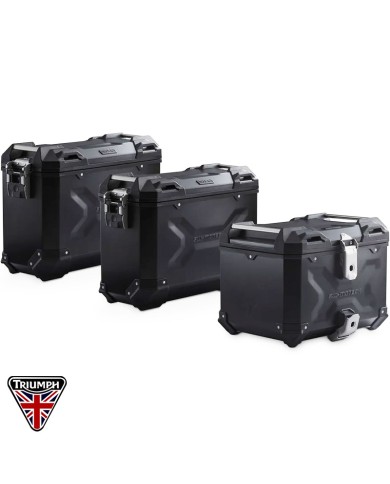 PACK MALETAS LATERALES + BAUL + BOLSAS + SOPORTES SW-MOTECH TRIUMPH ADV.11.748.75001/B