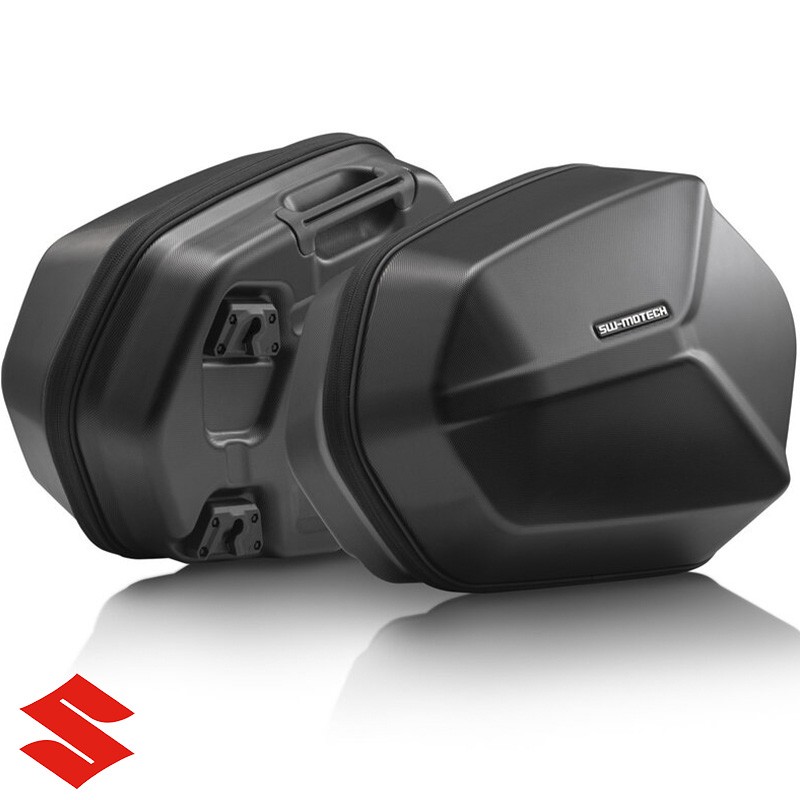 PACK MALETAS LATERALES + SOPORTES + BOLSAS SW-MOTECH AERO ABS SUZUK KFT.05.845.60100/B