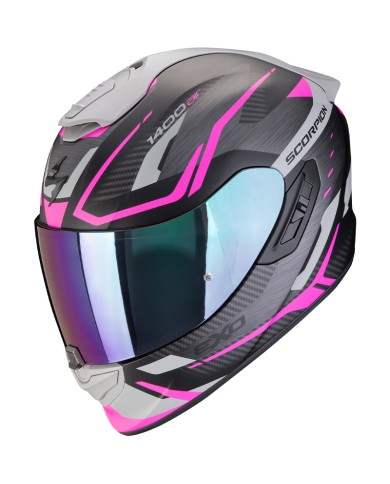 CASCO SCORPION EXO-1400 EVO II AIR ACCORD BLAC-MATT/PINK
