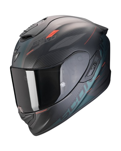 CASCO SCORPION EXO-1400 EVO II AIR LUMA BLACK-MATT/GREEN