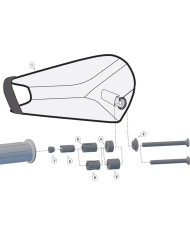 MANOPLAS CUBRE PUÑOS SW-MOTECH BLIZZARD BBZ-001-01-BK