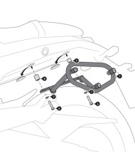 KIT DE FIJACION MALETAS LATERALES Y ALFORJAS SW-MOTECH SLC IZQUIERDO BENELLI HTA.19.044.10000