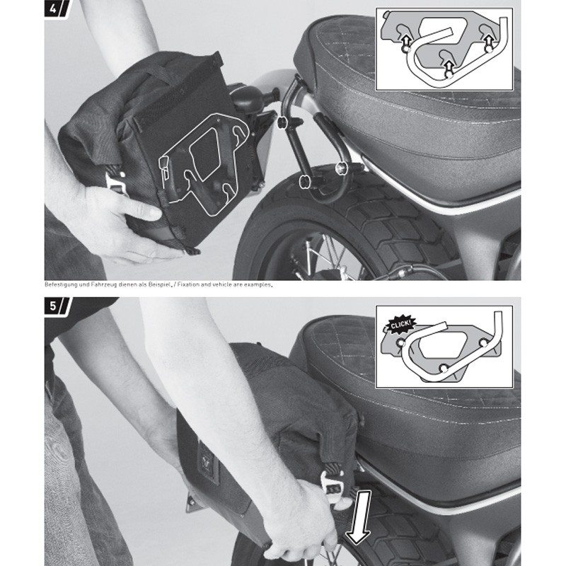 PACK SW-MOTECH DE ALFORJAS Y SOPORTES LEGEND GEAR LC2 BLACK EDITION YAMAHA BC.HTA.06.932.20100