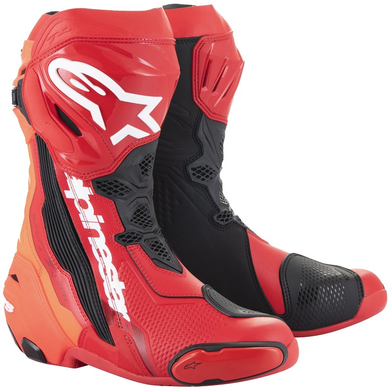 BOTAS ALPINESTARS SUPERTECH R BRIGHT RED/RED FLUO