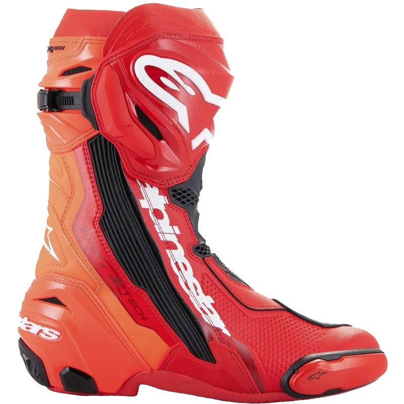 BOTAS ALPINESTARS SUPERTECH R BRIGHT RED/RED FLUO