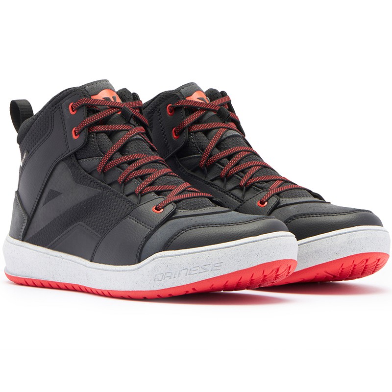 ZAPATILLAS DAINESE SUBURB D-WP BLACK/WHITE/RED-LAVA