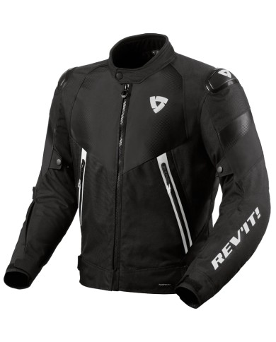 CHAQUETA REVIT CONTROL H2O NEGRO/BLANCO