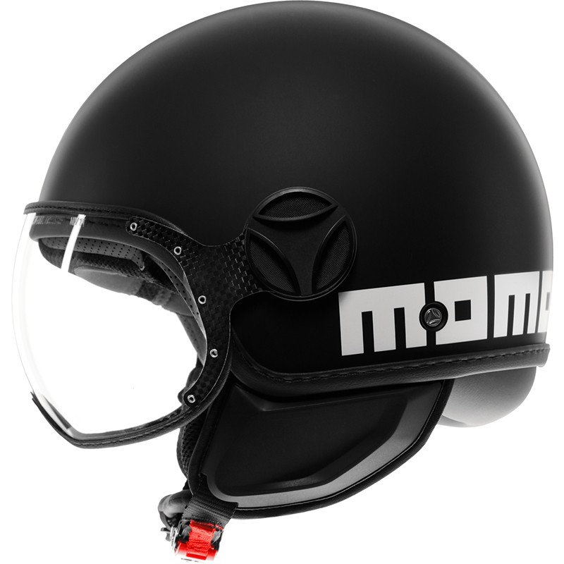 CASCO MOMO DESIGN FGTR CLASSIC 2206 MATT-BLACK/WHITE