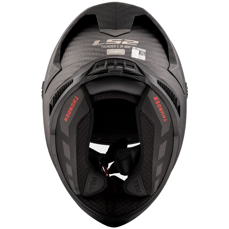 CASCO LS2 THUNDER CARBON GP AERO SPOILER MATT BLACK-06
