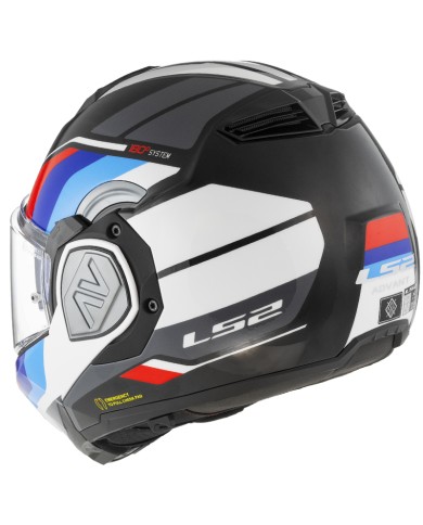 CASCO LS2 ADVANT MODULAR SPORT BLACK/BLUE/RED