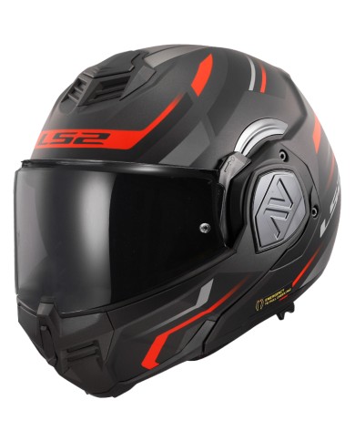 CASCO LS2 ADVANT MODULAR KUKA MATT BLACK/RED