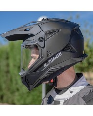 CASCO LS2 PIONEER II NAMIB MATT GREY/YELLOW FLUO