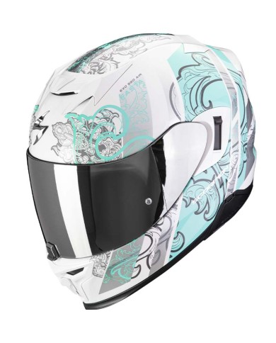 CASCO SCORPION EXO-520 EVO AIR FASTA BLANCO/AZUL