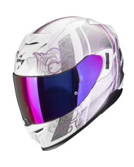 CASCO SCORPION EXO-520 EVO AIR FASTA BLANCO/PURPURA