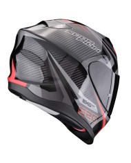 CASCO SCORPION EXO-520 EVO AIR TERRA NEGRO/PLATA/ROJO