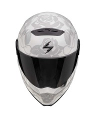 CASCO SCORPION COVERT FX DRAGON MATT GREY/SILVER