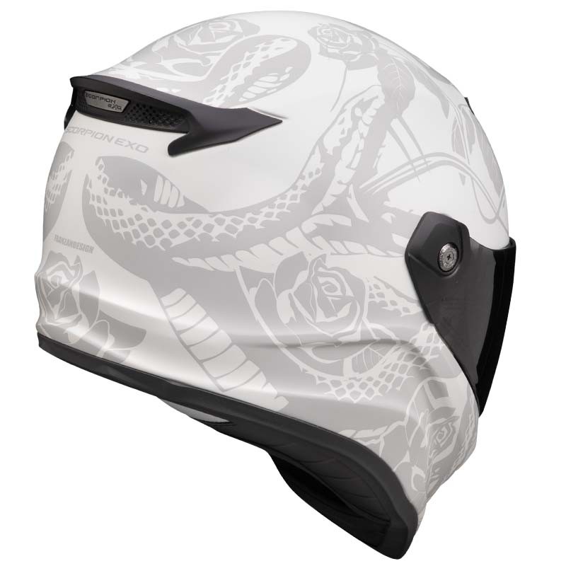 CASCO SCORPION COVERT FX DRAGON MATT GREY/SILVER
