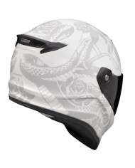 CASCO SCORPION COVERT FX DRAGON MATT GREY/SILVER
