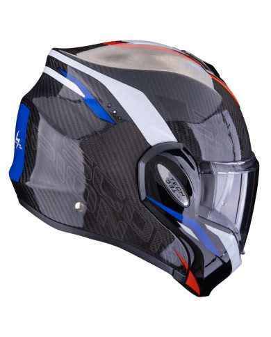 CASCO SCORPION EXO-TECH EVO CARBON ROVER BLACK/RED/BLUE