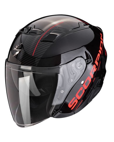 CASCO SCORPION EXO-230 QR BLACK/RED