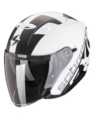 CASCO SCORPION EXO-230 QR MATT WHITE/BLACK
