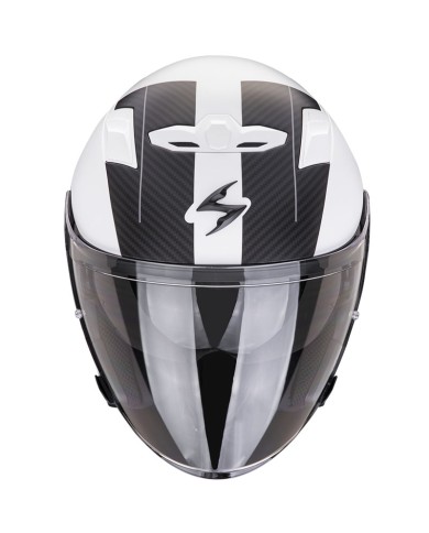 CASCO SCORPION EXO-230 QR MATT WHITE/BLACK