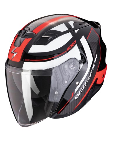 CASCO SCORPION EXO-230 PUL BLACK/RED